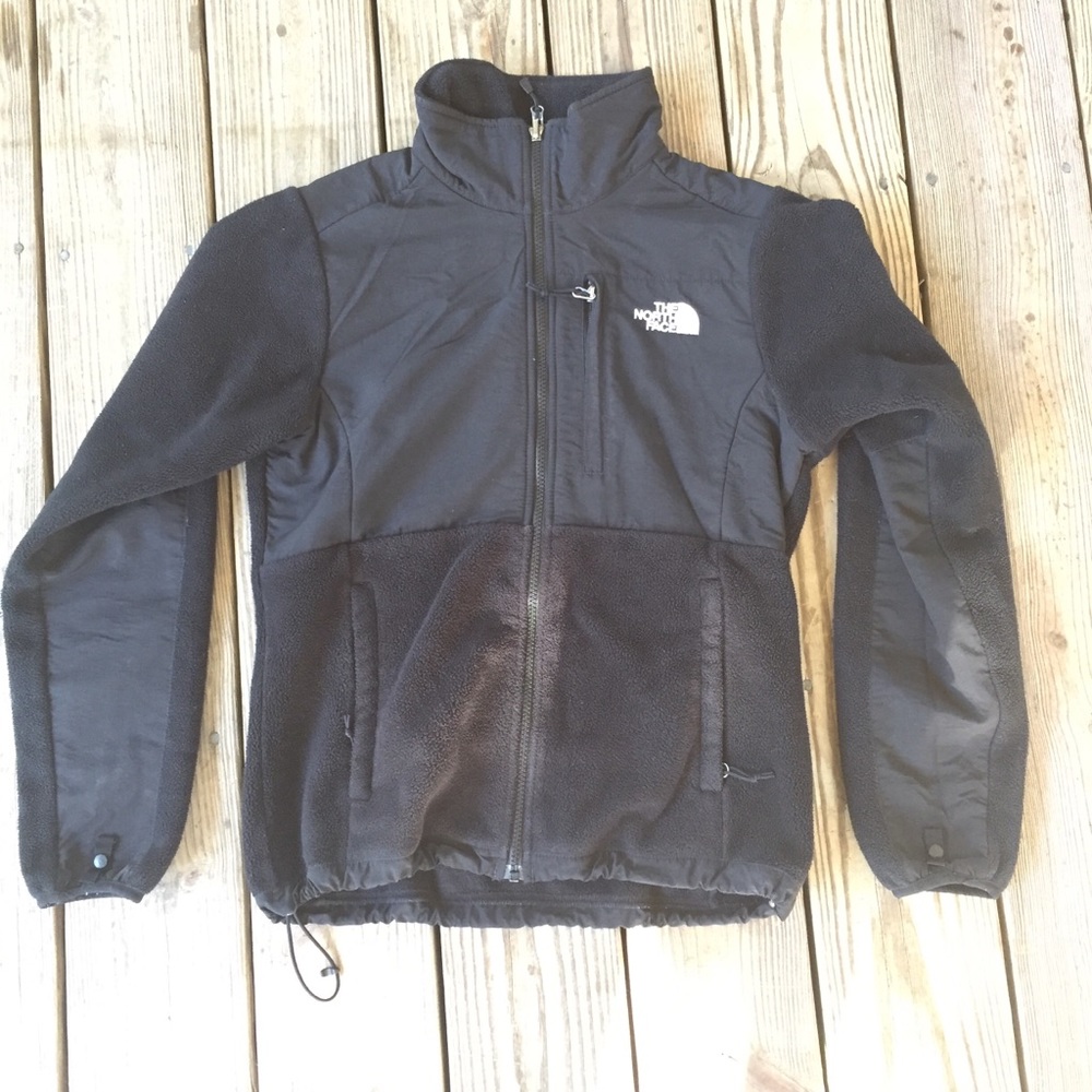 North Face Sweatshirt Sweater Black Zipper Small S